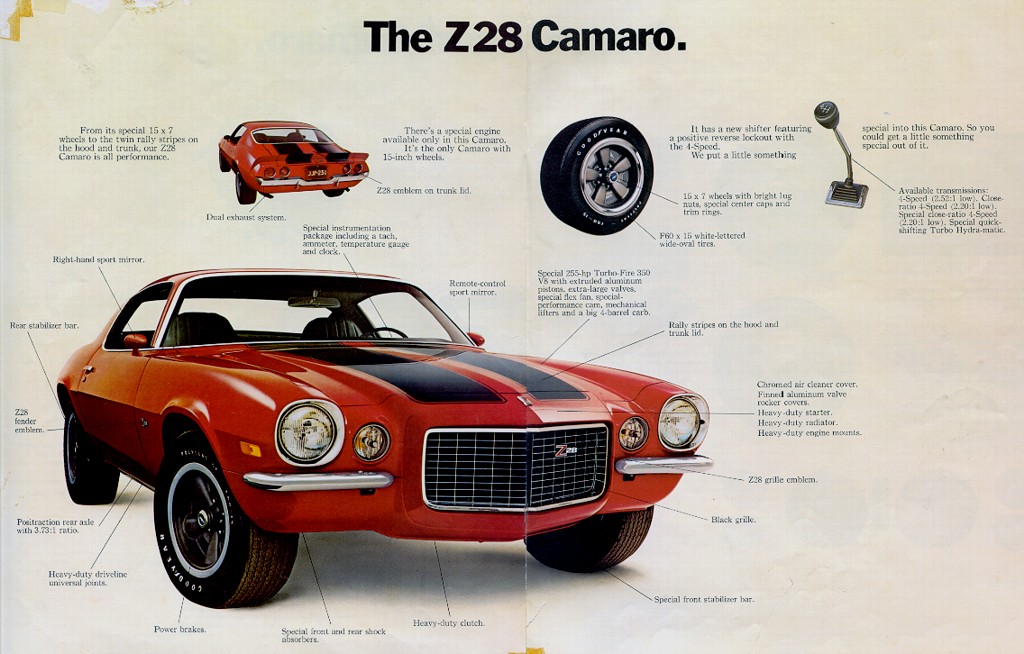 1972 Chev Camaro Brochure Page 6